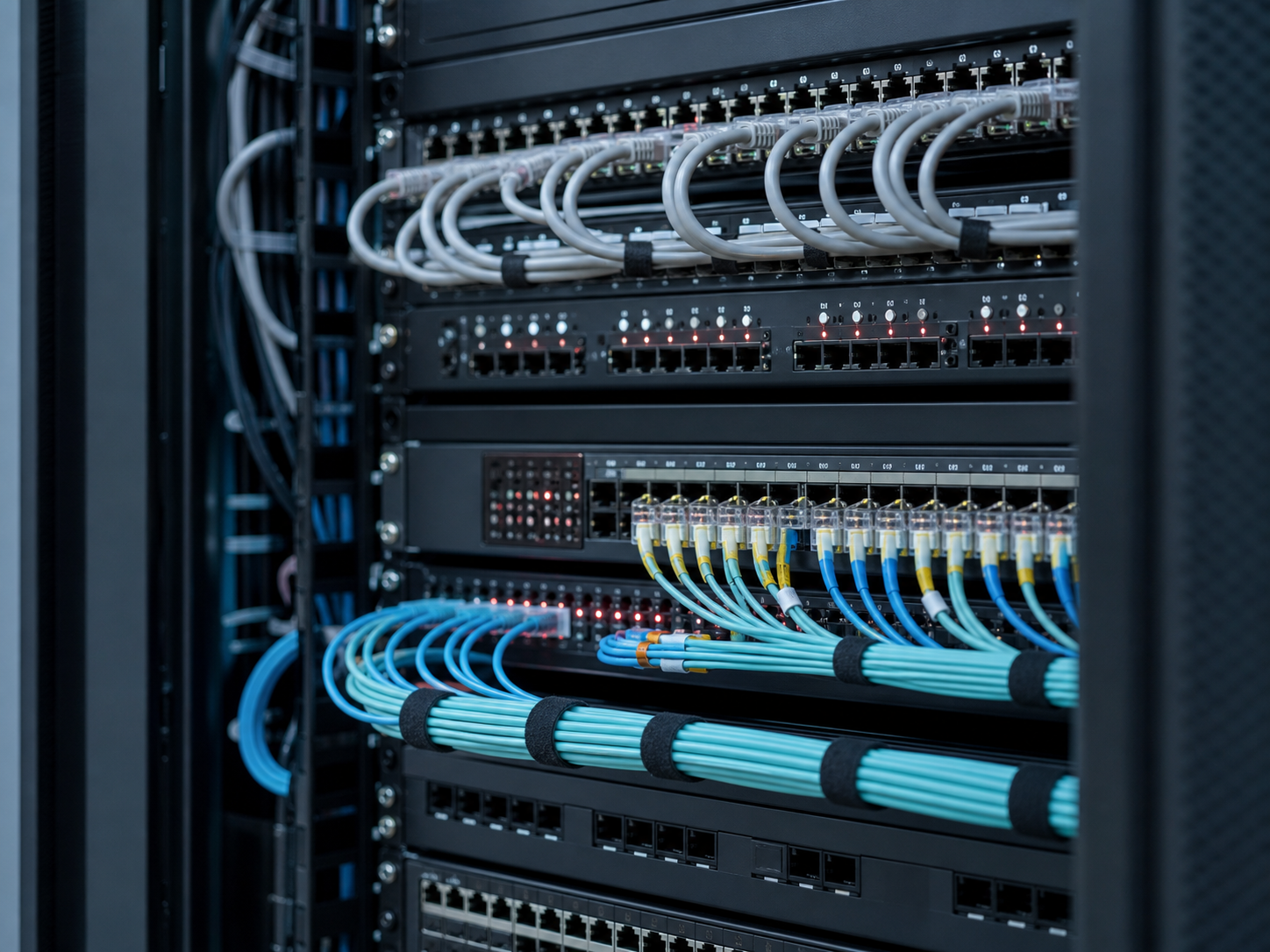 Network ve patch panel altyapısı